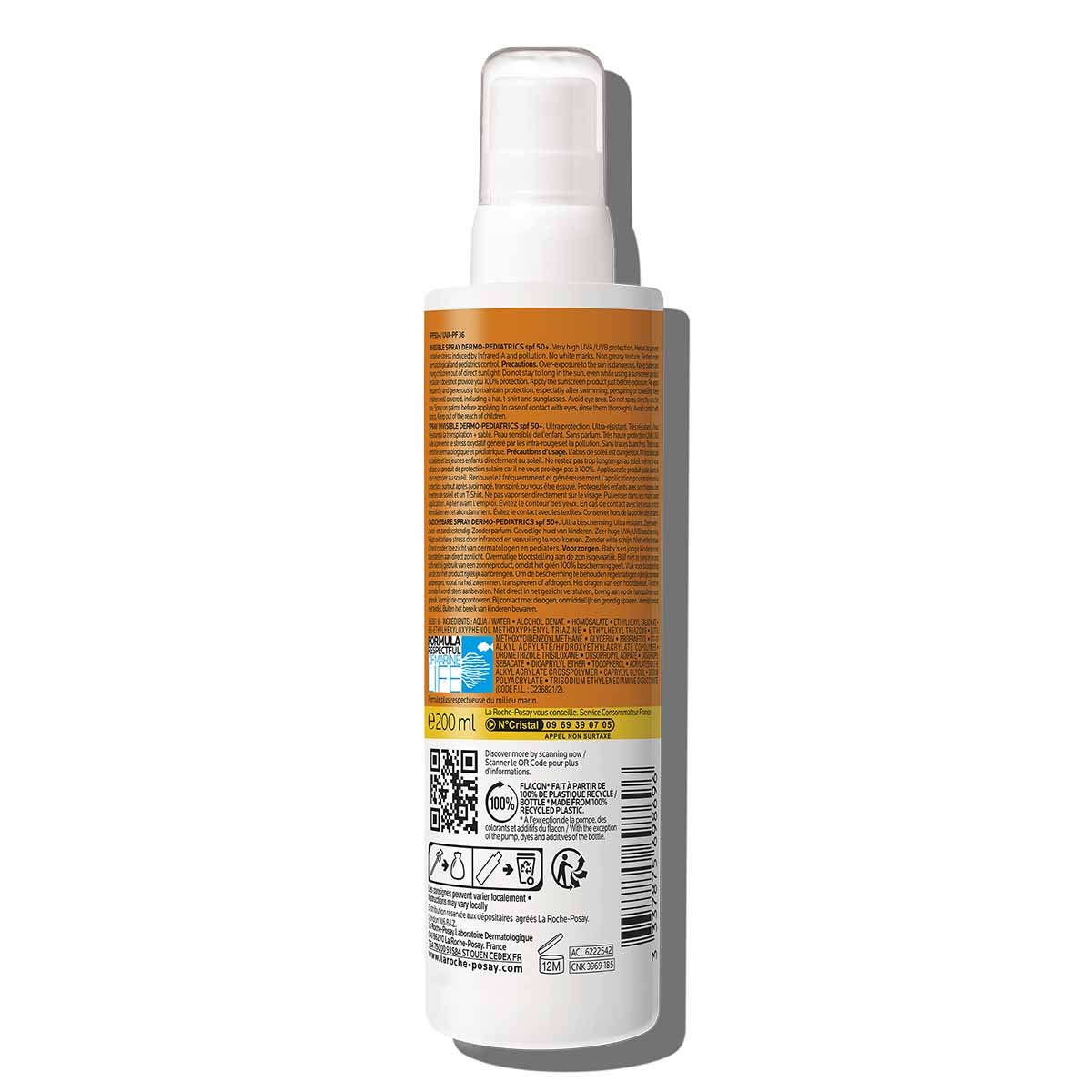 La-Roche-Posay-ProductPage-Sun-Anthelios-Dermo-Pediatrics-Spray-Spf50-200ml-3337872413414-Back v2