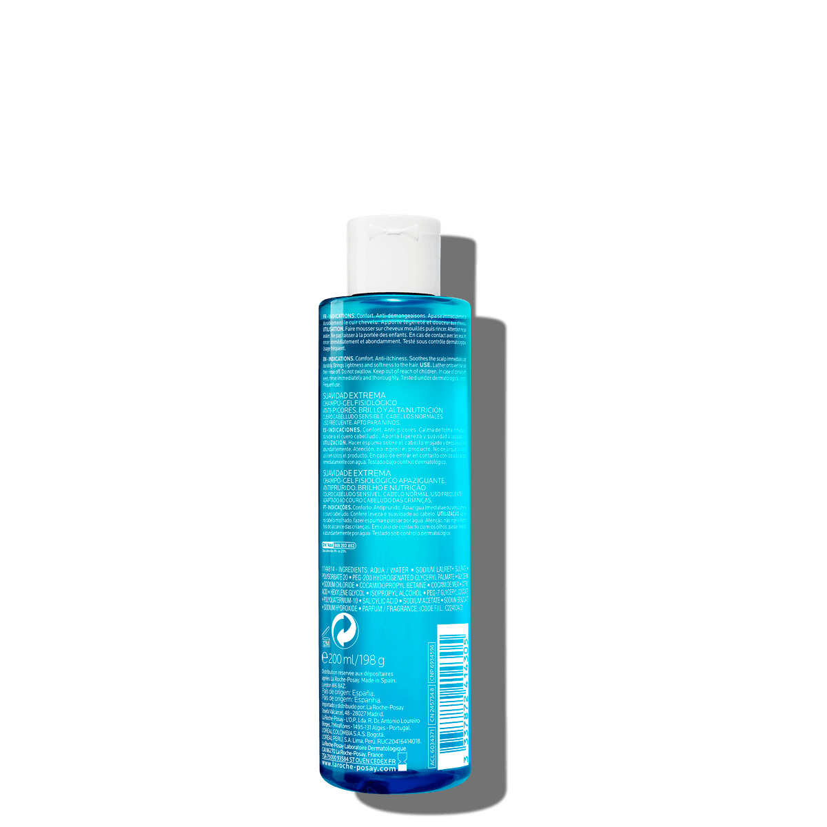 La Roche Posay ProduktSide Kerium Extra Gentle Gel Shampoo 200ml 33378