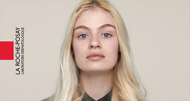 La Roche Posay Känslig Toleriane Make up Light Beige Chloe Före
